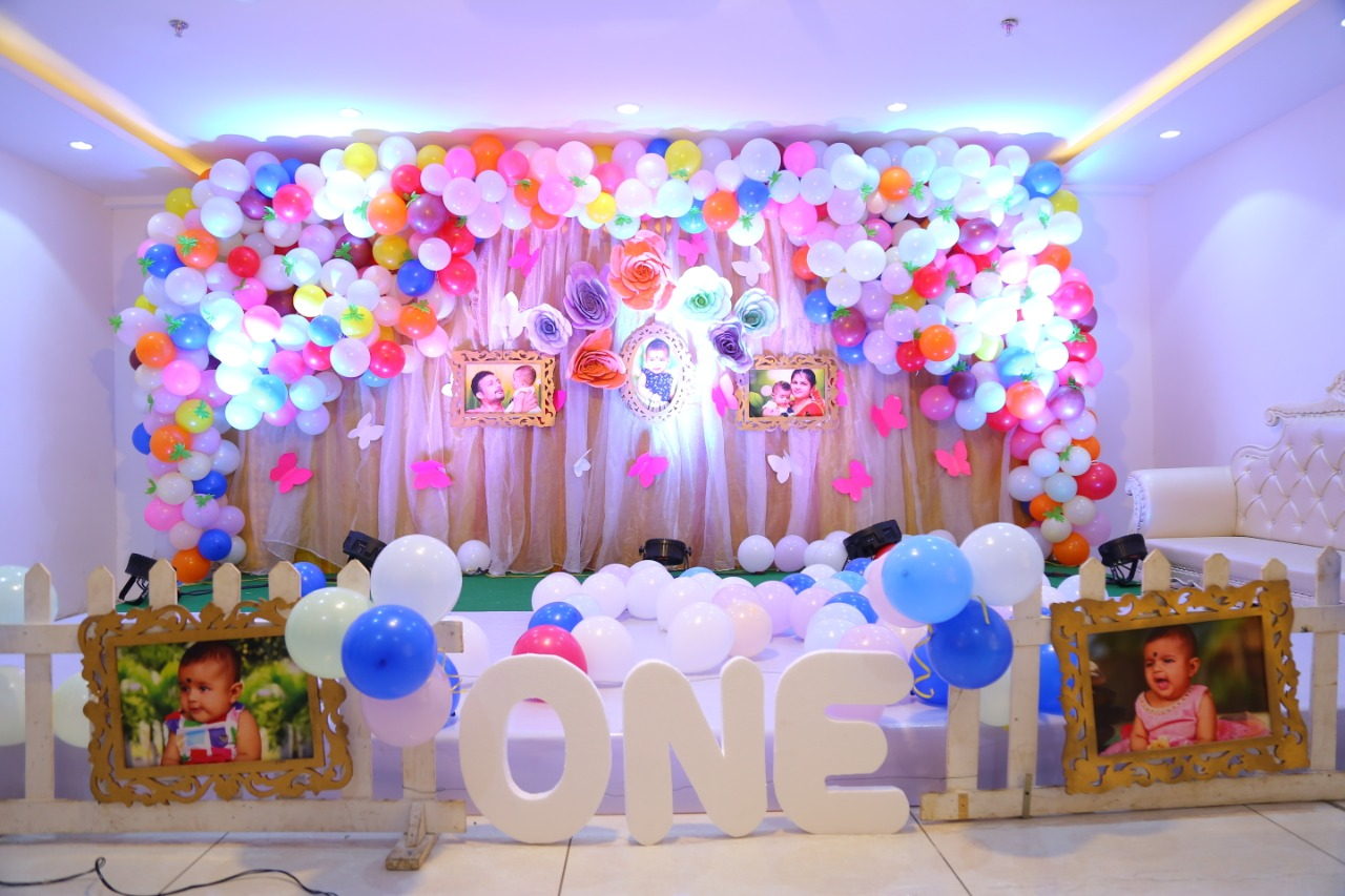 Birthday party decoration example